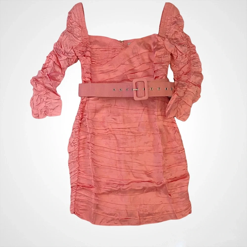 Revolve Atoir Tired of Love Gathered Mini Dress, NWT